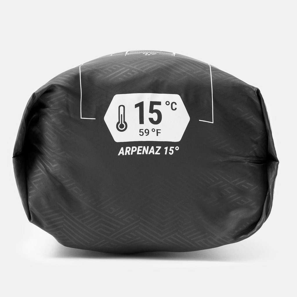 Ảnh Túi ngủ cắm trại đa dụng arpenaz 15° DECATHLON quechua mã 8737673 4