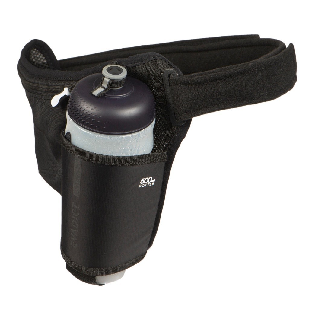 Ảnh Đai đeo hông chạy địa hình đựng bình nước 500ml đen DECATHLON evadict mã 8640384 4