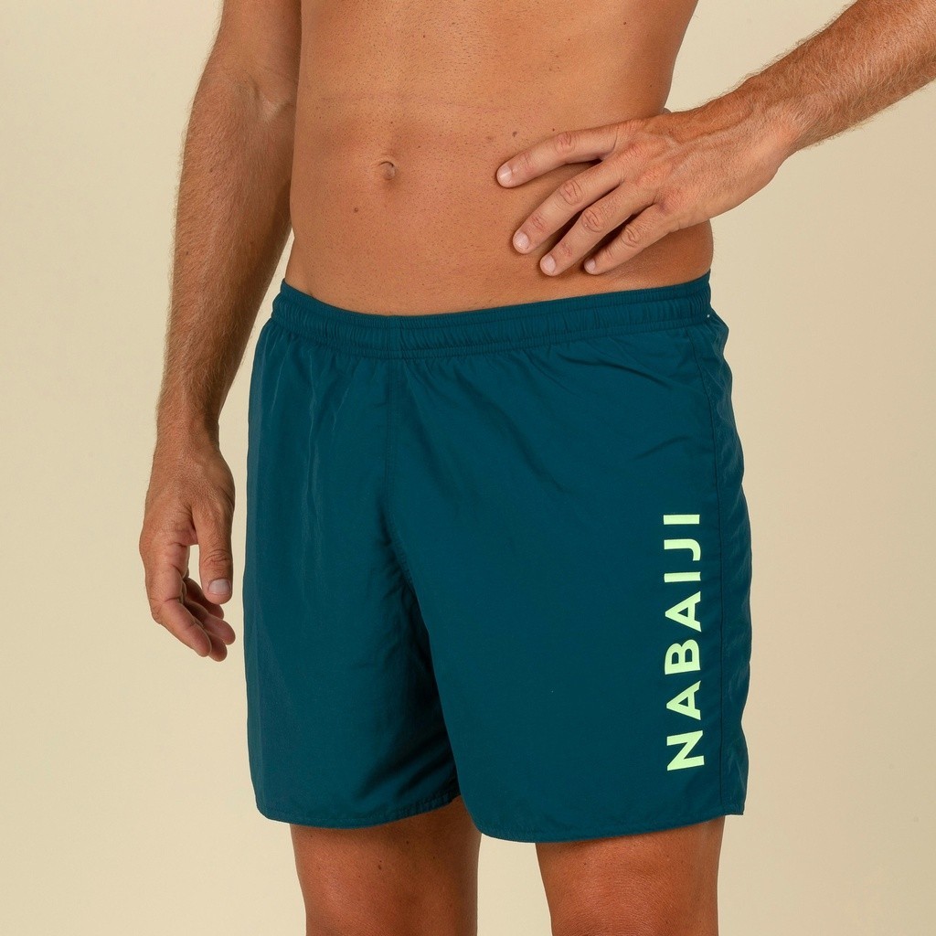 Ảnh Quần bơi nam 100 DECATHLON NABAIJI màu xanh lá đậm mã 8788711 1