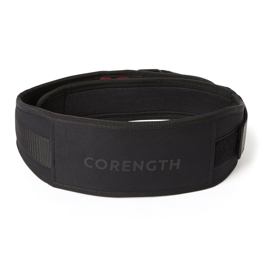 Ảnh Đai lưng tập tạ corength đen DECATHLON corength mã 8649022 4