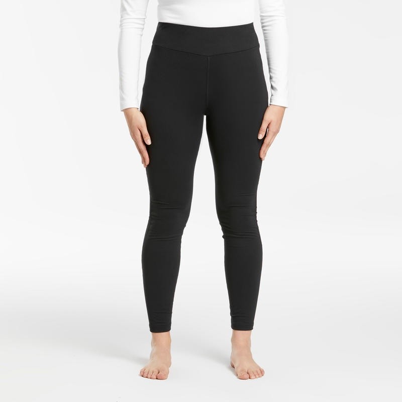 Ảnh Quần giữ nhiệt giữ ấm mùa đông 500 cho nữ đen DECATHLON wedze mã 8574729 3