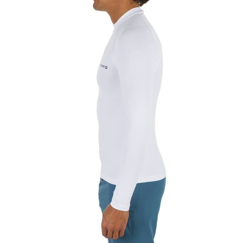 Ảnh Áo thun dài tay chống tia cực tím chơi lướt sóng 100 cho nam trắng DECATHLON olaian mã 8403266 4