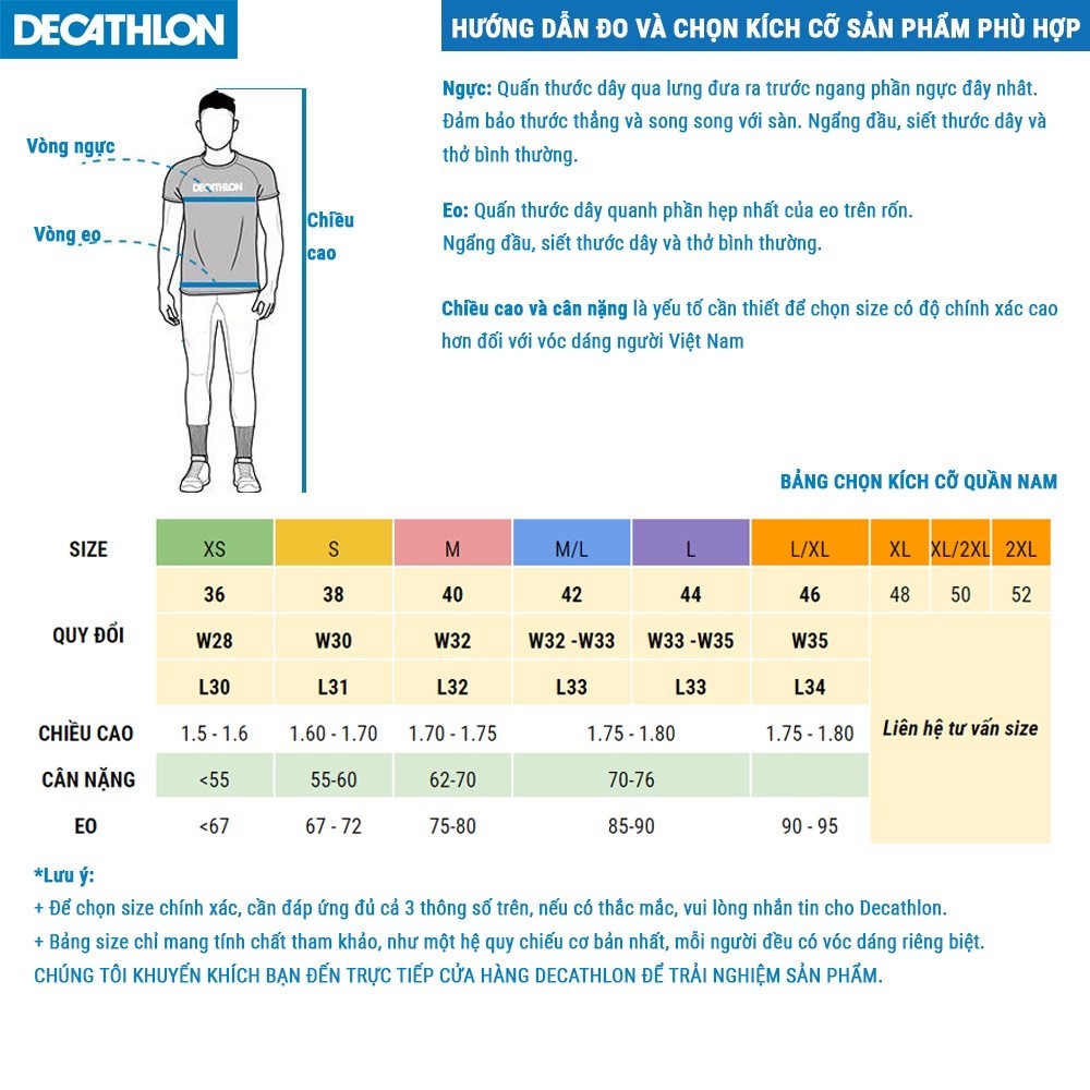 Ảnh Quần giữ ấm giữ nhiệt cao cấp DECATHLON 500 cho nam 3