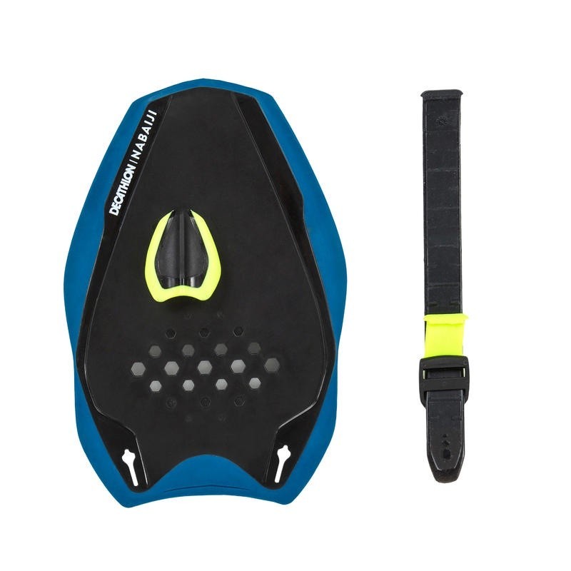 Ảnh Tay quạt bơi quick'in 500 cỡ s đen vàng DECATHLON NABAIJI mã 8574309 1