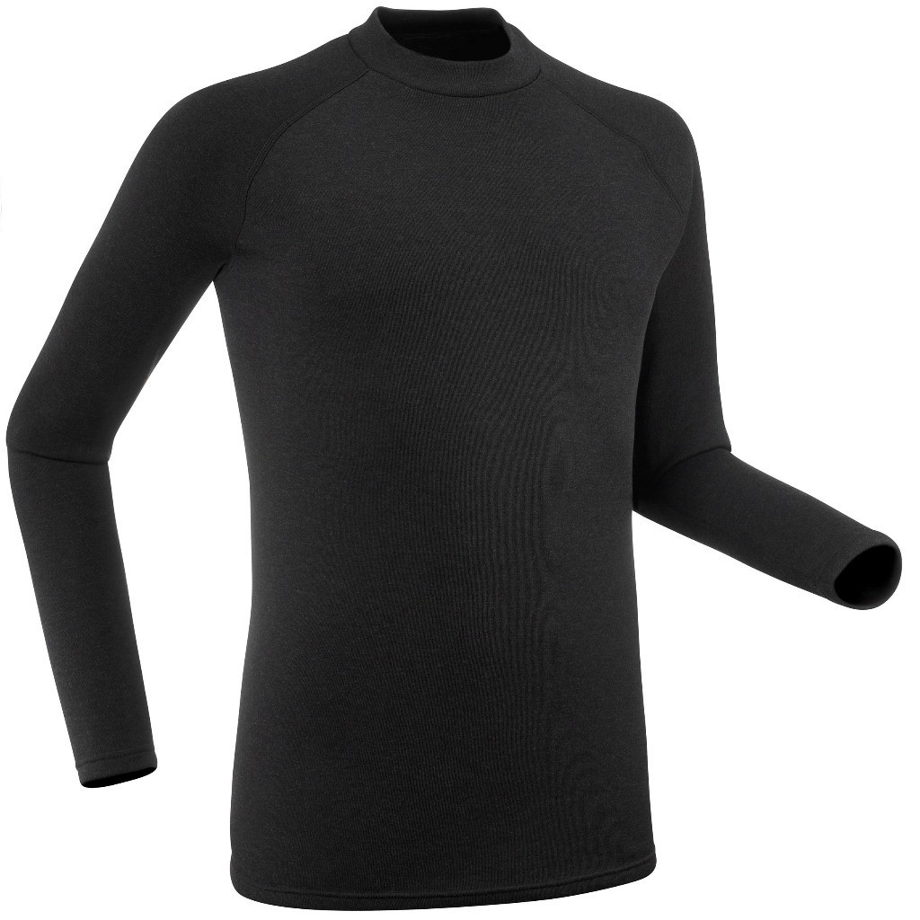 Ảnh Áo giữ ấm giữ nhiệt mùa đông cơ bản cho nam đen DECATHLON wedze mã 8510029 4