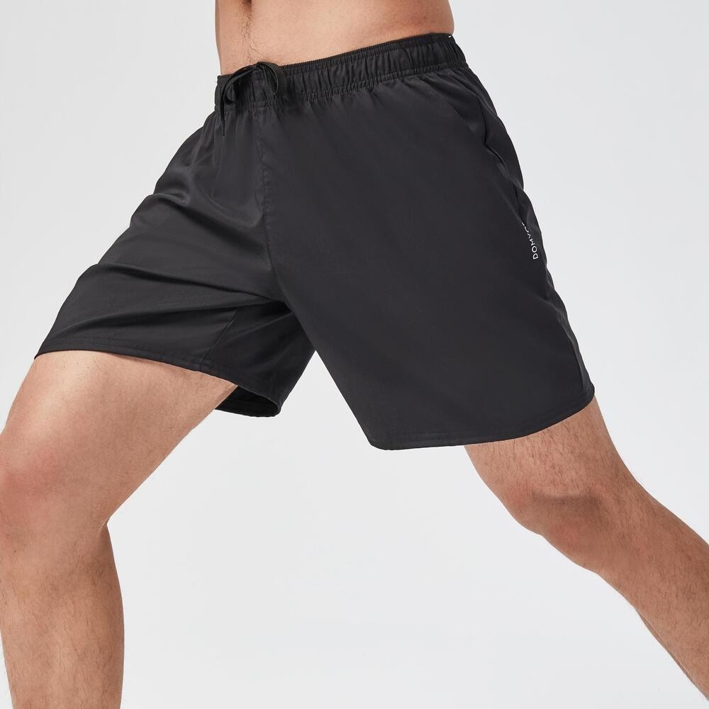 Ảnh Quần short thể thao cho nam tập gym fitness DOMYOS fst100 có túi đen 8506243 2