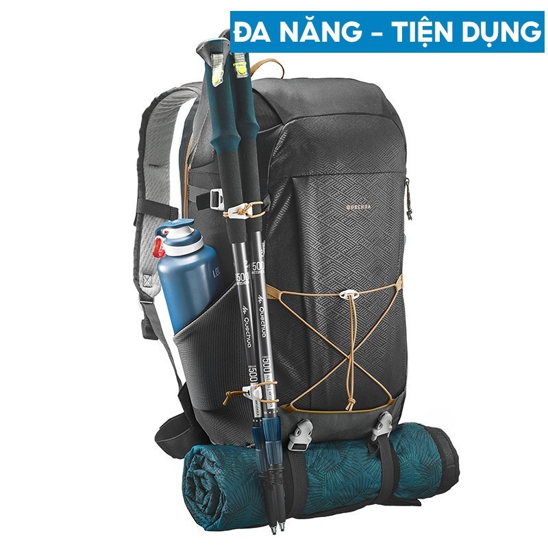 Ảnh Balo thể thao leo núi, dã ngoại quechua nh100 30 lít đen 3