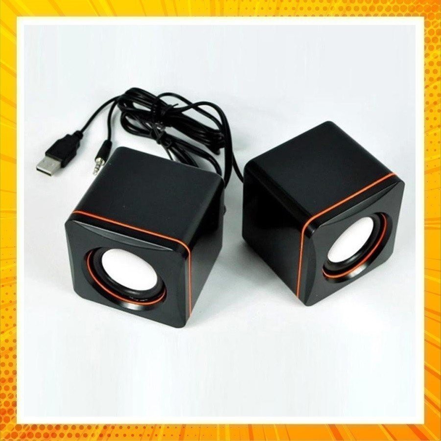 Loa Vi Tính Nghe Nhạc Xí Ngầu Mini 2.0 Nhỏ Gọn Tiện Lợi