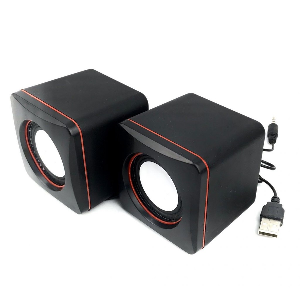 Loa Vi Tính Nghe Nhạc Xí Ngầu Mini 2.0 Nhỏ Gọn Tiện Lợi