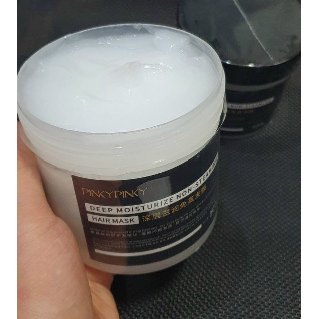Kem Ủ Tóc Pinky Pinky Siêu Mềm Mượt 500G Giúp Phục Hồi Tóc Hư Tổn