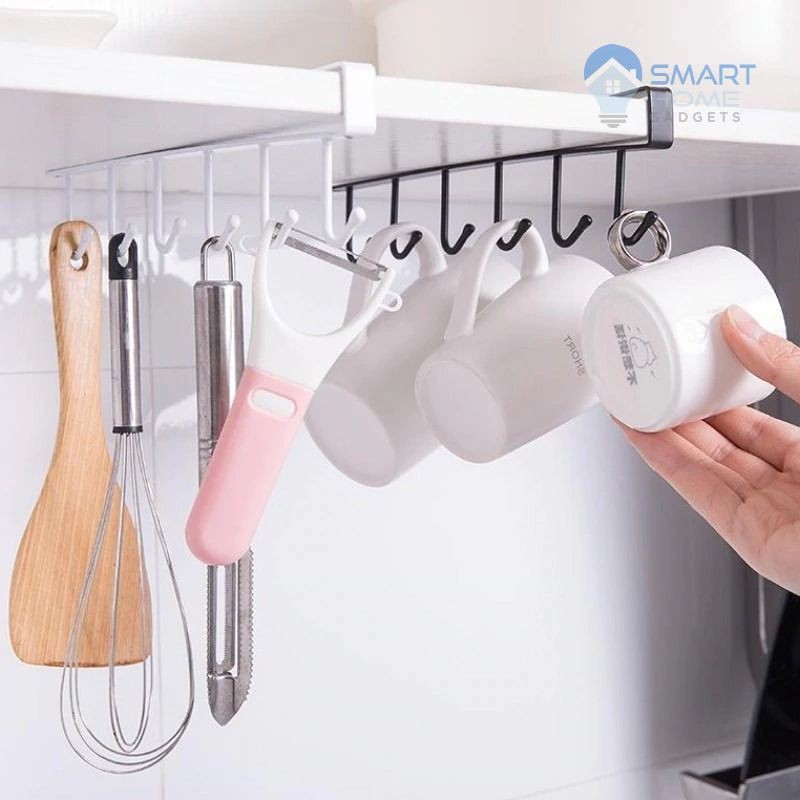 Thanh Treo Treo Nhà Bếp 6 Móc Tiện Lợi Đa Năng