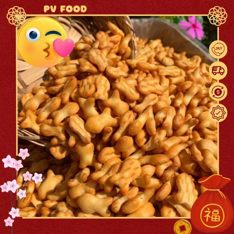 Bánh Quy Cá Vị Bơ Sữa – Giòn Tan Ngậy Béo, Ăn Là Ghiền | Ăn Vặt PV FOOD