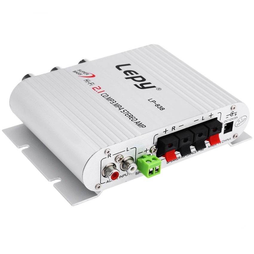 Ampli Mini Lepy Hi-Fi 2.1 Lp-838 Super Bass Cực Hay