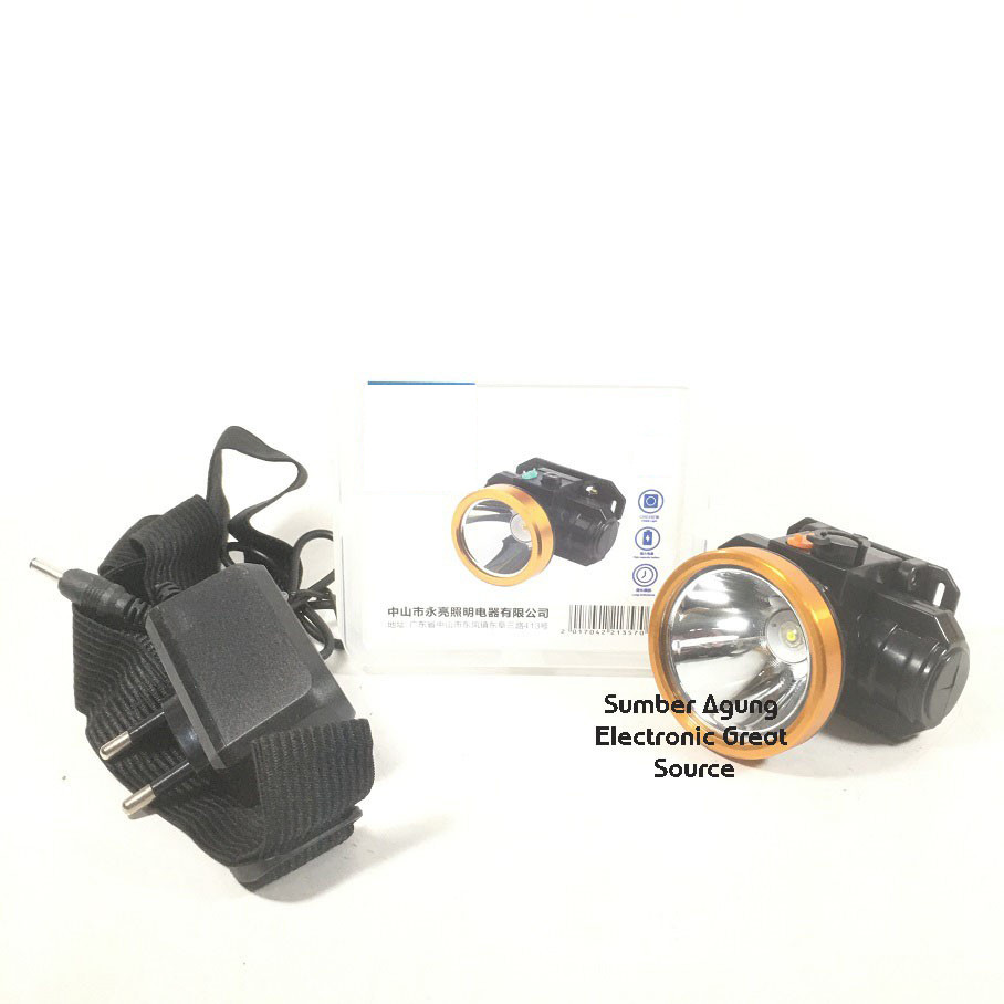 Đèn Pin Đội Đầu Pin Sạc 1 Bóng 50W Siêu Sáng Kèm Bộ Sạc