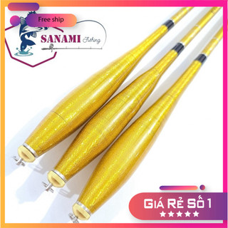 [KM] Cần Câu Đài Câu Tay Câu Đơn Câu Đài Vàng Ánh Kim 2H Tặng Kèm Ngọn Phụ CT37 [SF3]
