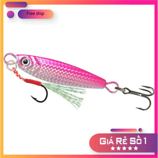 [KM] Mồi Câu Cá kim khí Jig Màu Mắt 3D tự tạo Laser MO48 [SF3]