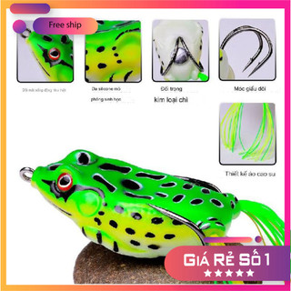 [KM] Mồi Giả Hình Con Ếch 5g/8g/13g/15g Super Frog Lure Mồi Giả Câu Cá Lóc Siêu Nhạy MO62 [SF3]