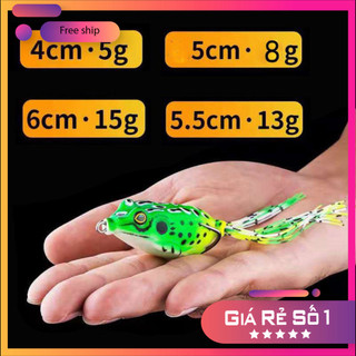 [KM] Mồi Giả Hình Con Ếch 5g/8g/13g/15g Super Frog Lure Mồi Giả Câu Cá Lóc Siêu Nhạy MO62 [SF3]