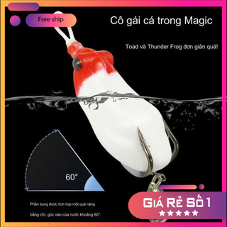 Mồi Câu Cá Giả Super Frog Lure Mồi Giả Câu MO40
