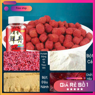 [KM] [ Mua 3 Tặng 2 ] Mồi Viên Nước Ngọt HUA Câu Cá Trắm, Chép, Trôi, Diếc,... Dạng Viên Siêu Nhạy MO45 [SF3]