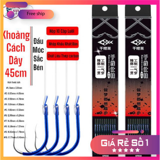 [KM] Bộ Thẻo Câu Đài Buộc Sẵn 20 Cặp Thẻo Nanh Sói Buộc Sẵn chất lượng và tốt Cao, lực kéo Tốt, Lưỡi Sắc Bén  LC27 [SF3]