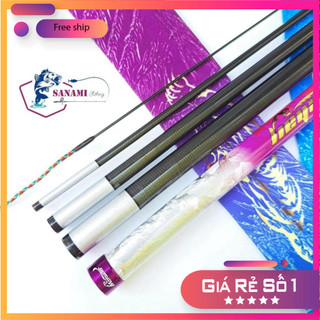 [KM] [Bảo hành một năm 1 lóng] Cần Câu Đài Câu Tay Thần Long Bạch Hổ 5H 28i Bản Hồng  CT22 [SF3]