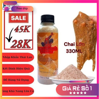 [KM] Bột Tơ Nhện Xứ sở nụ cười Thái Lan Siêu dính nối Mồi Câu bột tơ nhện trộn mồi link mồi,không mùi làm mồi vuốt câu v