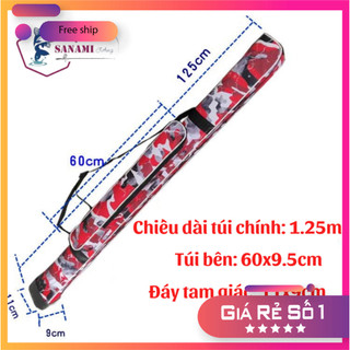 [KM] Bao Đựng Cần Dạng Cứng 1m25 Siêu Bền, Túi Đựng Cần Câu Đài 1m25 TDC3 [SF3]