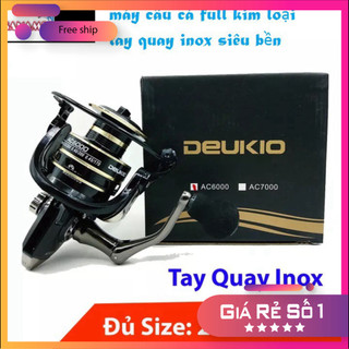 [KM] Máy Câu Cá Deukio AC Máy Câu Cá thời thượng Full kim khí Deukio [SF3]