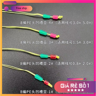 [KM] Dây PE nối đầu cần câu đơn, câu đài chống nổ trục thời thượng PK20 [SF3]