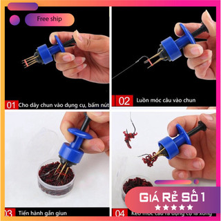 [KM] Dụng Cụ Câu Đài đazinăng Gắp Mồi Giun xây cất Nhựa ABS Tiện Lợi, sạch mát Tay PKK03 [SF3]