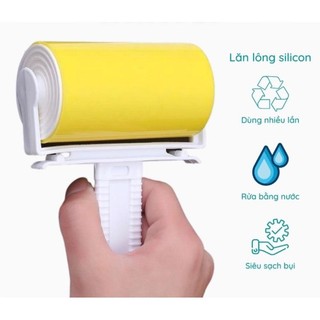 AMZO_CÂY LĂN BỤI QUẦN ÁO LÔNG CHÓ MÈO DẠNG GEL SILICON CÓ THỂ TÁI SỬ DỤNG NHIỀU LẦN