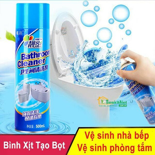 BÌNH XỊT TẠO BỌT TUYẾT VỆ SINH NHÀ TẮM, NHÀ VỆ SINH SẠCH BÓNG BATHROOM CLEANER