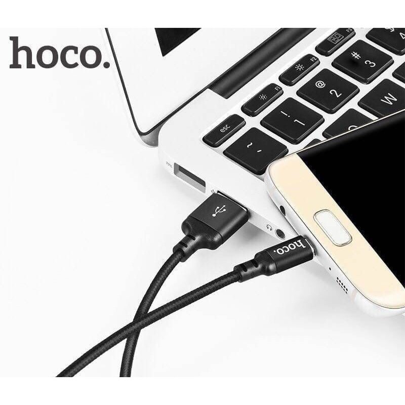 Cáp Sạc Hoco X14 3A Cổng Type-C Dây Dài 2M