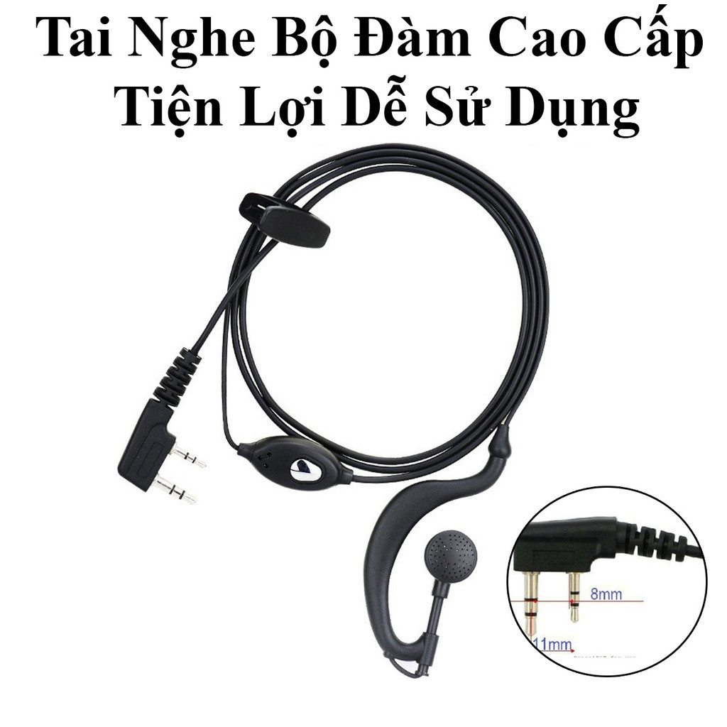 Tai Nghe Bộ Đàm Cao Cấp Tiện Lợi Dễ Sử Dụng