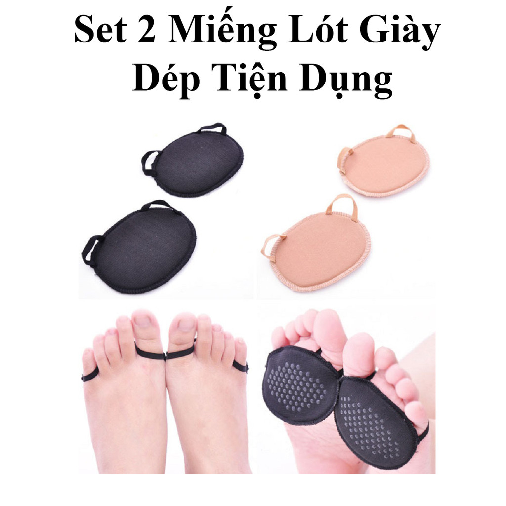 Set 2 Miếng Lót Giày Cao Gót Tiện Dụng Êm Ái