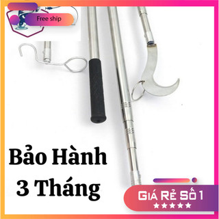 [KM] Sào Rút Inox Sào Phơi Đồ Inox [BH 3 Tháng] Cán Vợt Câu Cá Sào Chim Inox 304 [SF3]