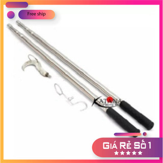 [KM] Sào Rút Inox Sào Phơi Đồ Inox [BH 3 Tháng] Cán Vợt Câu Cá Sào Chim Inox 304 [SF3]