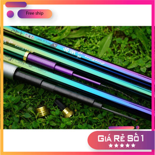 [KM] [ BH một năm PB1 ] Cần Câu Đài Câu Tay Nguyệt Long Sharp 5H PB1, PB2  Ánh Tím CT19