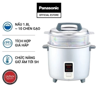 Nồi Cơm Điện Panasonic SR-W18GSARA/ SR-W18GSLRA/ SR-W18GSRRA 1.8 Lít