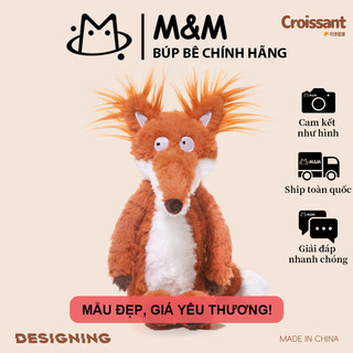 Gấu bông Bánh sừng bò & Cáo - Mềm mại đáng yêu, ôm siêu êm giao từ kho Hà Nội