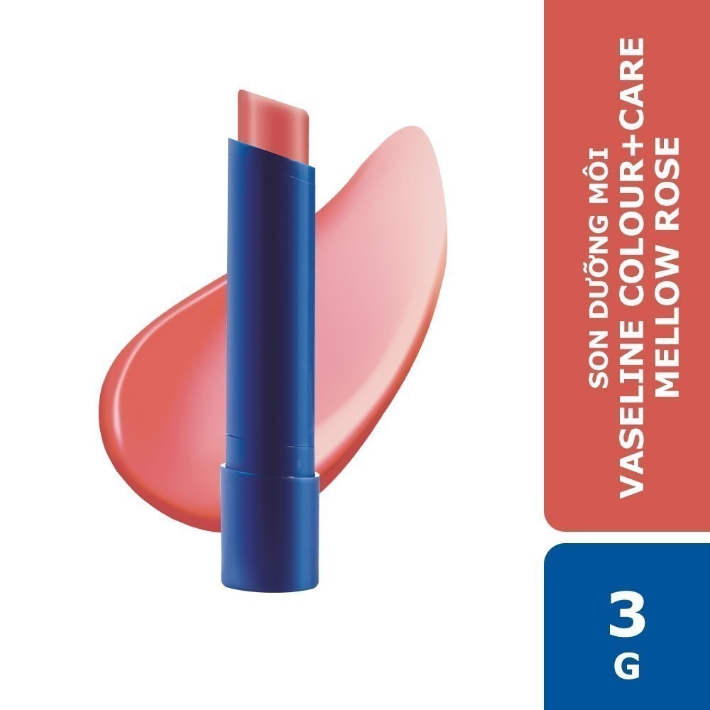 Son dưỡng môi Vaseline Colour+Care 3g (Tùy chọn màu)