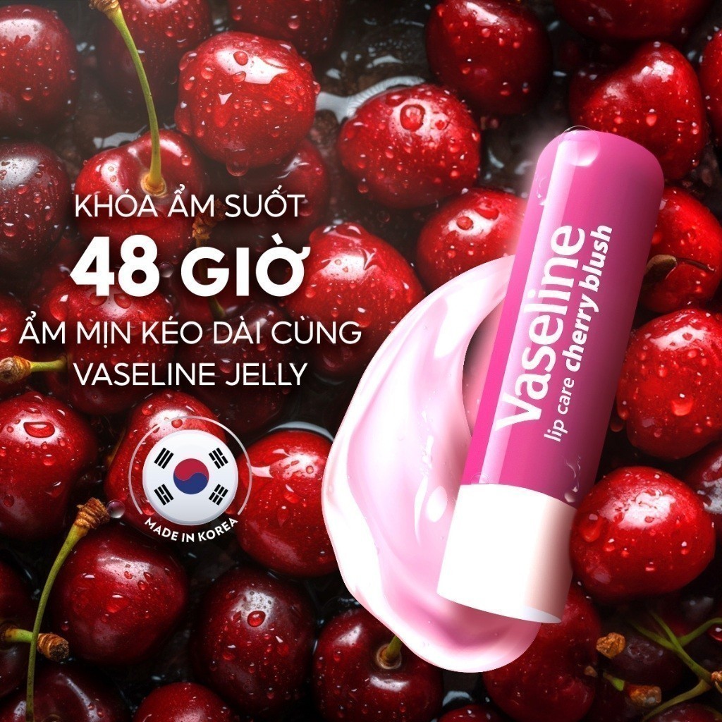 Son dưỡng môi Vaseline Lip Care Cherry Blush 4.8g