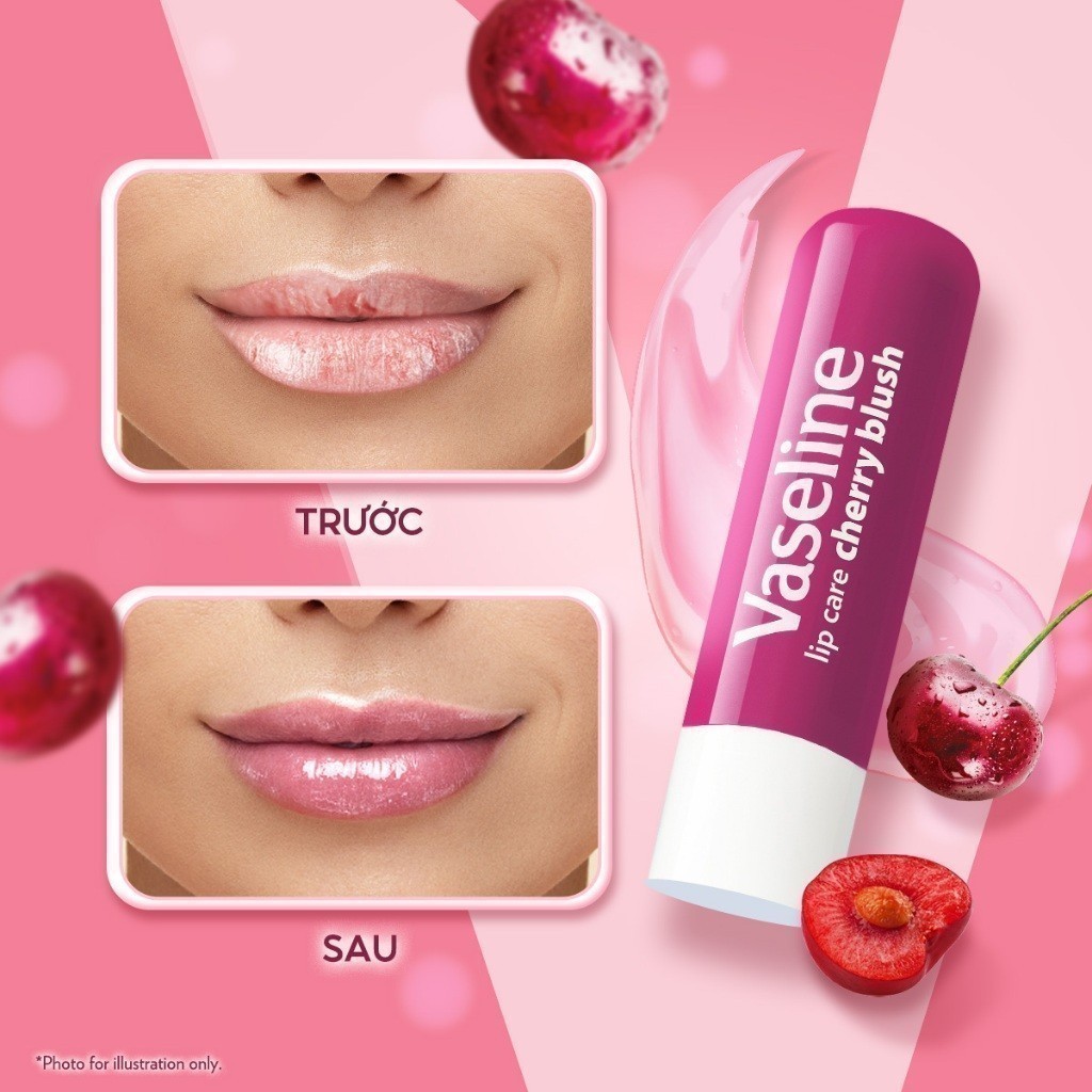 Son dưỡng môi Vaseline Lip Care Cherry Blush 4.8g