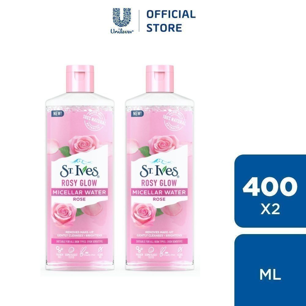 [SẢN PHẨM MỚI] Combo 02 Nước tẩy trang St.ives Micella 400ml (Tùy chọn)