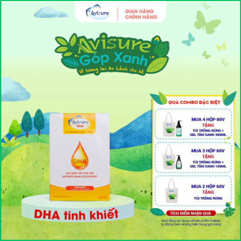DHA cho bà bầu Avisure bổ sung DHA EPA cho bà bầu và sau sinh 30/40/60 viên