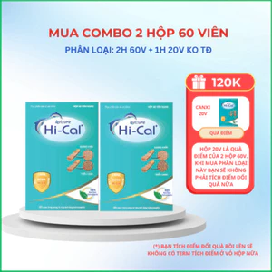 Hộp 20 viên canxi Avisure Hical