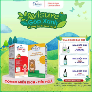 Sắt kẽm sinh học Mỹ Avisure Safoli - ZiO cho bé 20ml