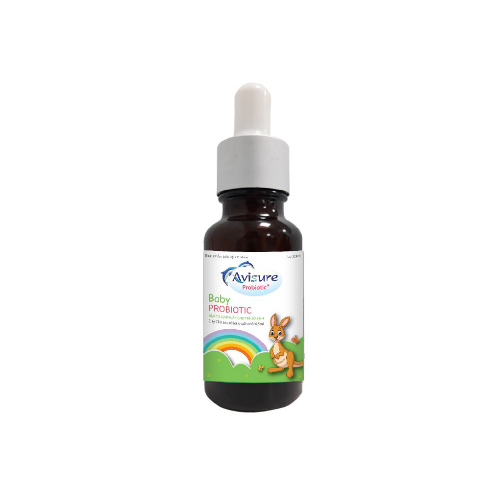 Men vi sinh Avisure Probiotic siêu lợi khuẩn giảm táo bón, tăng cường tiêu hoá cho trẻ 20ml