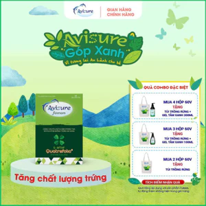 Avisure Folimom 5-MTHF hỗ trợ bổ trứng cho phụ nữ chuẩn bị mang thai hộp 30 viên (che tên)